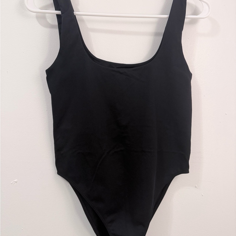Women's Double-Scoop Bodysuit - A New Day™ Black S